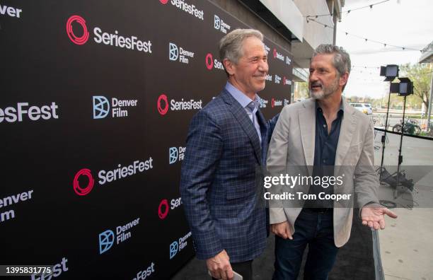 Chief Executive Officer of Liberty Global Mike Fries and CEO of Lions Gate Entertainment Jon Feltheimer attend SeriesFest Season 8: Innovation Talks...