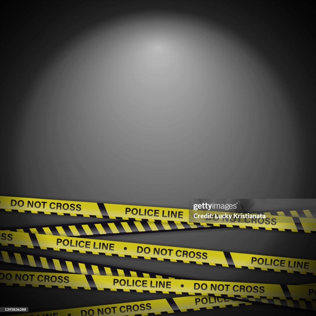 Tellow Police Line Police Line Tape Do Not Cross Yellow Tape High-Res Vector Graphic ...