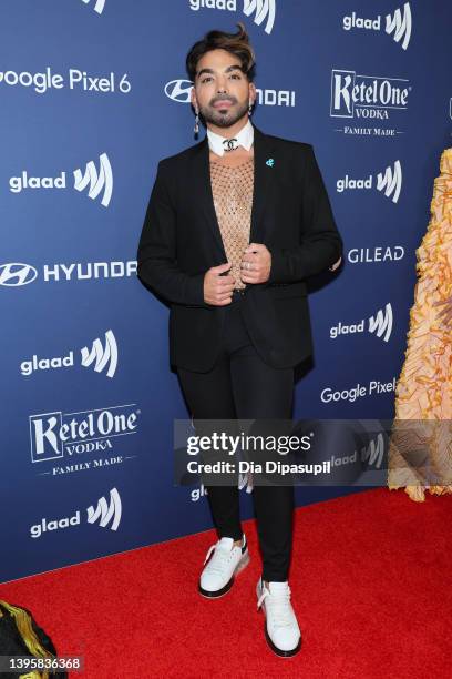 Kalyd Odeh attends 33rd Annual GLAAD Media Awards at New York Hilton Midtown on May 06, 2022 in New York City.