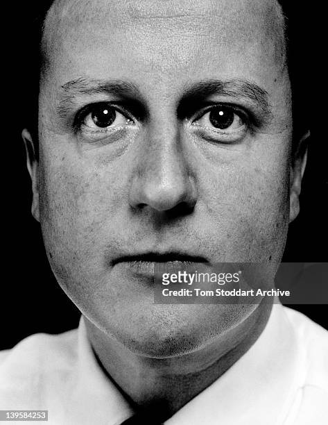 Portrait of the Right Honorable David Cameron MP, leader of the Conservative Party, in London, England.