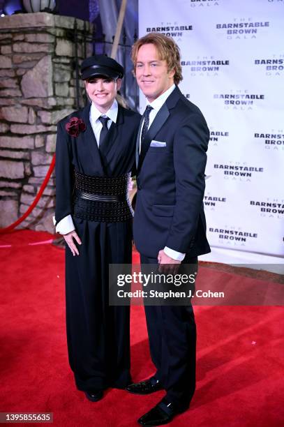 Dannielynn Birkhead and Larry Birkhead attends the Barnstable Brown Gala at Barnstable-Brown Mansion on May 06, 2022 in Louisville, Kentucky.