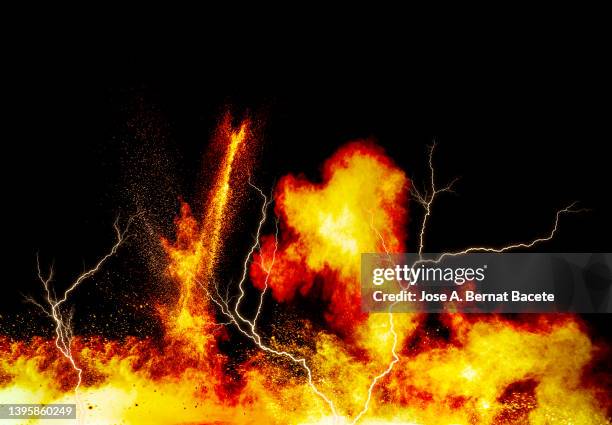 Static Explosion 855 Static Electricity Shock Stock Photos, High-Res Pictures, and ...