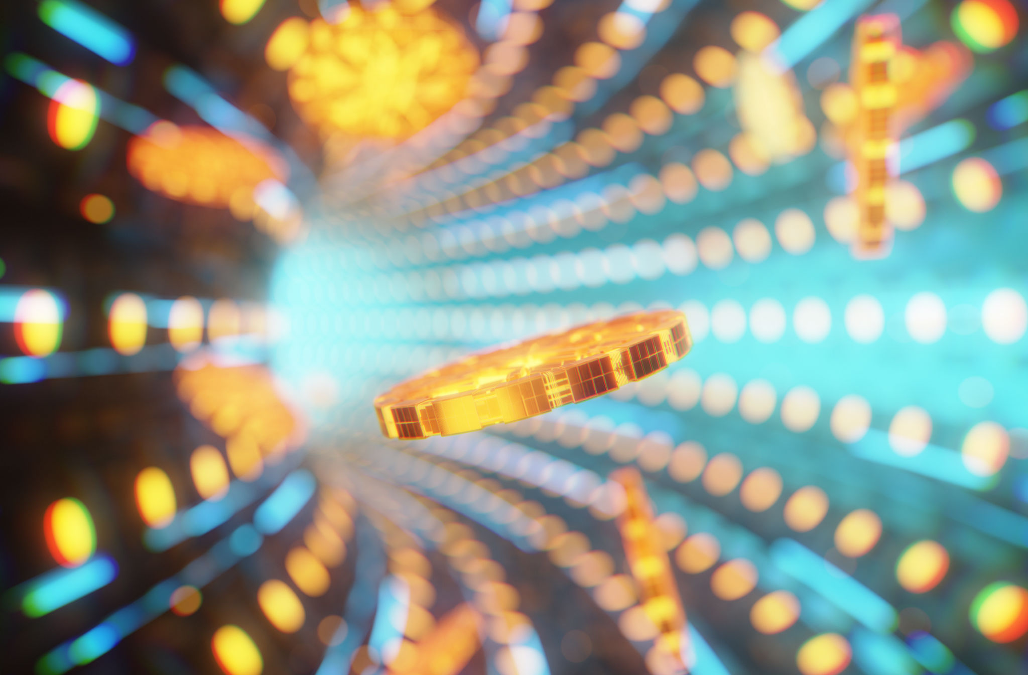 Trading NFTs on the blockchain conceptual 3D image Trading NFTs on the blockchain conceptual 3D image
