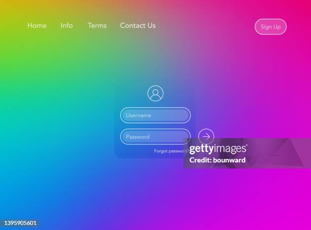 Login Background High Res Illustrations - Getty Images