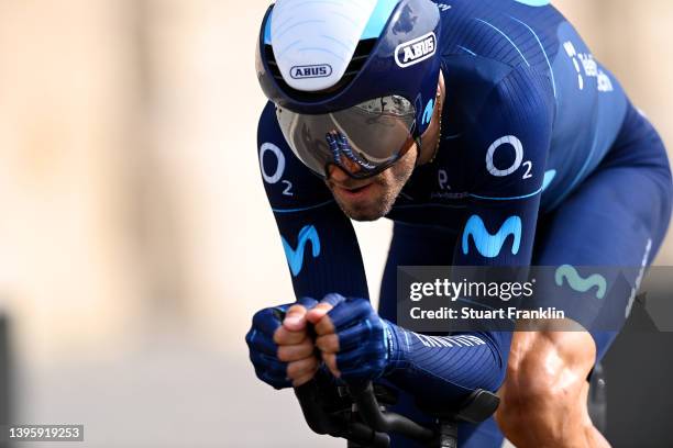 1sprints during the 105th Giro d'Italia 2022, Stage 2 a 9,2km individual time trial stage from Budapest to Budapest / ITT / #Giro / #WorldTour / on...