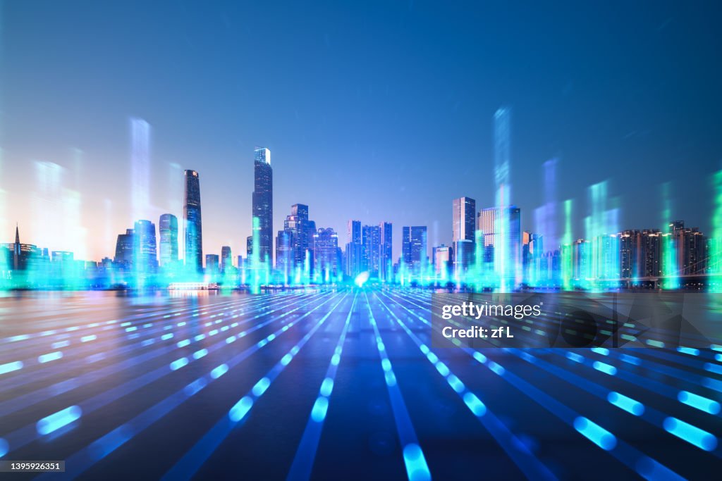 Digital urban skyline