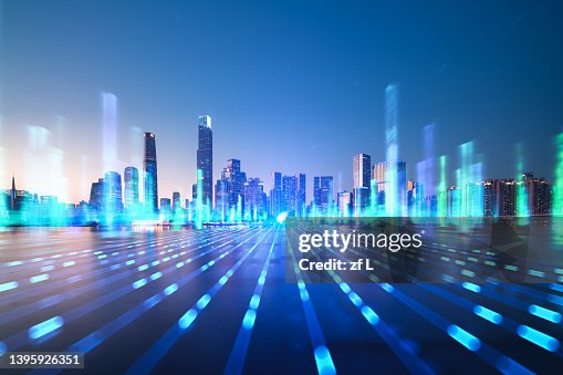 Digital urban skyline Digital urban skyline