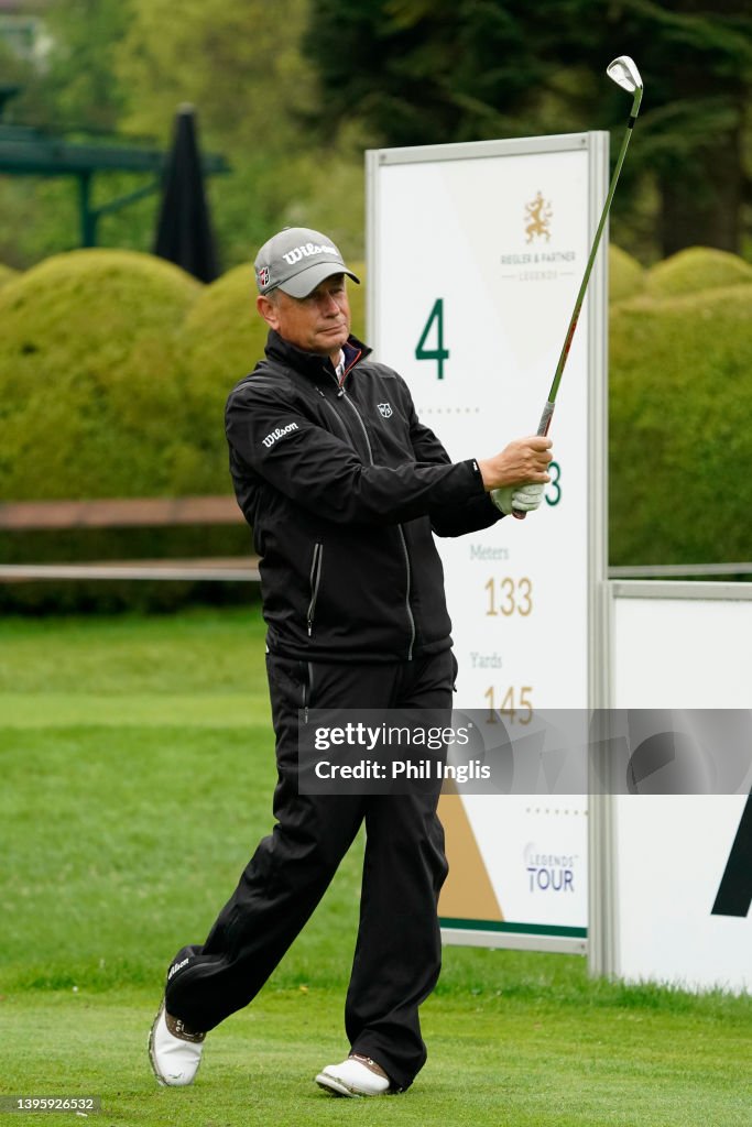 John Riegler Paul Eales of England in action during Day Two of the Riegler &... News ...