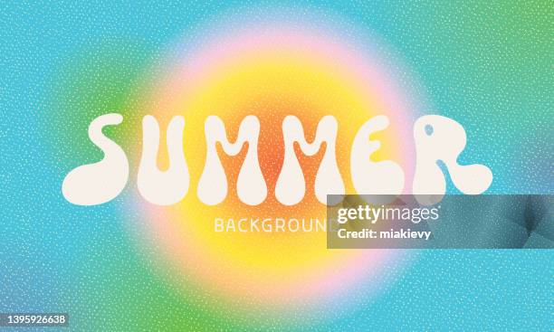 ilustraciones, imágenes clip art, dibujos animados e iconos de stock de fondo texturizado de verano - hippy