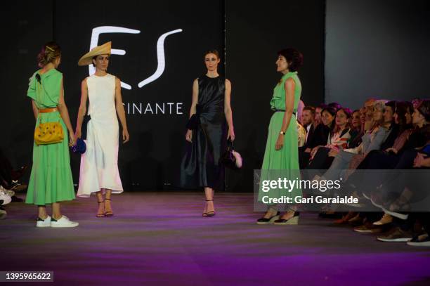 Valentina Suárez Zuloaga and Margarita Ruyra de Andrade , founders of Es Fascinante, explain the dress worn by the model at the Day Vs. Evening...