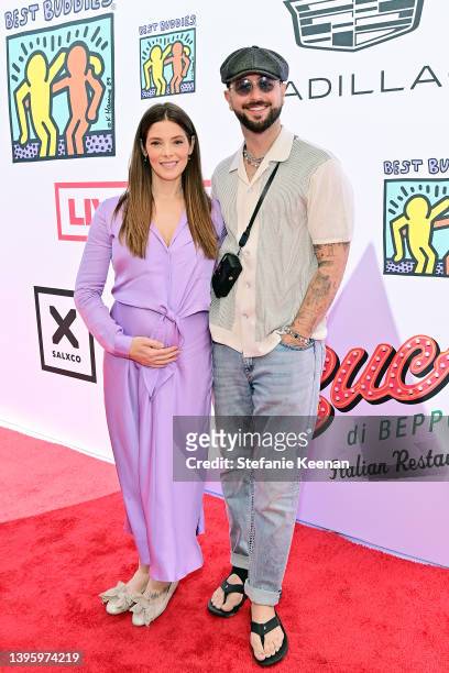 Ashley Greene and Paul Khoury attend the 5th Annual Best Buddies' Celebration of Mothers at La Villa Contenta on May 07, 2022 in Malibu, California.