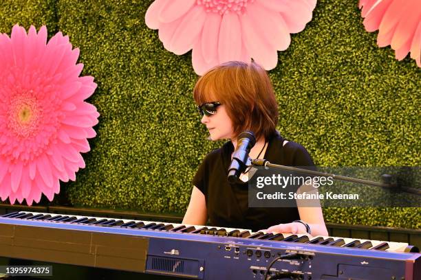 Marlana VanHoose performs onstage during the 5th Annual Best Buddies' Celebration of Mothers at La Villa Contenta on May 07, 2022 in Malibu,...