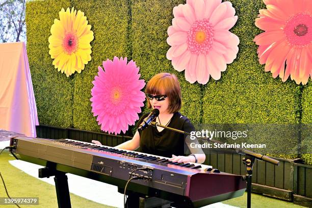 Marlana VanHoose performs onstage during the 5th Annual Best Buddies' Celebration of Mothers at La Villa Contenta on May 07, 2022 in Malibu,...