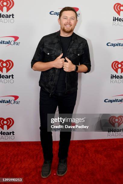 Scotty McCreery arrives at the 2022 iHeartCountry Festival presented by Capital One at the new state-of-the-art venue Moody Center on May 7, 2022 in...