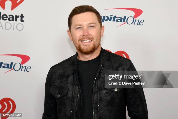 Scotty McCreery arrives at the 2022 iHeartCountry Festival presented by Capital One at the new state-of-the-art venue Moody Center on May 7, 2022 in...