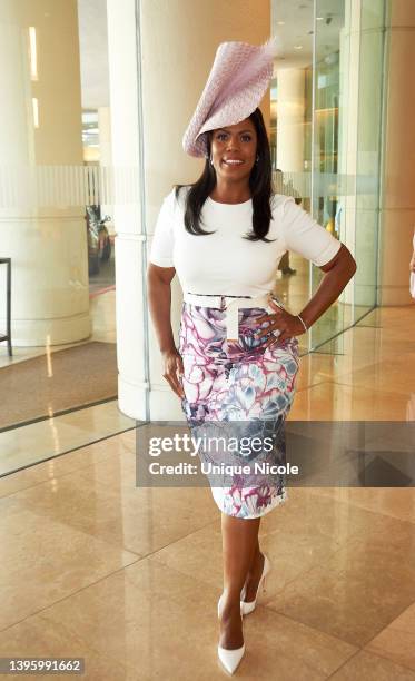 Omarosa Manigault Newman attends LA Focus’ 24th Annual First Ladies High Tea at The Beverly Hilton on May 07, 2022 in Beverly Hills, California.