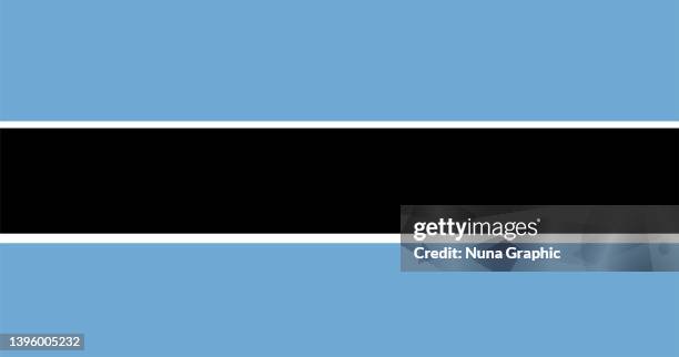 botswana flag - unexpected situation stock illustrations