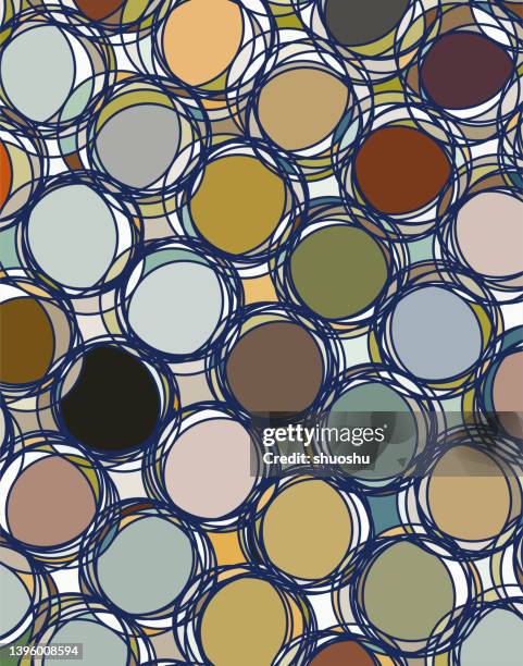 ilustrações de stock, clip art, desenhos animados e ícones de abstract color circle line fashion cosmetics type ornate pattern material background - boxe feminino