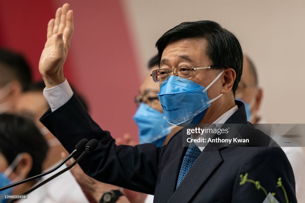 Hong Kong Votes For Chief Executive In Single-Candidate Race