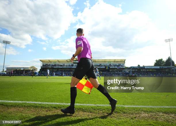 General view of play during the Sky Bet League Two match between Bristol Rovers and Scunthorpe United at Memorial Stadium on May 07, 2022 in Bristol,...