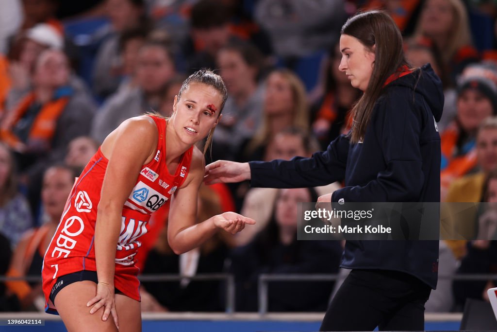 Super Netball Rd 8 - Giants v Swifts
