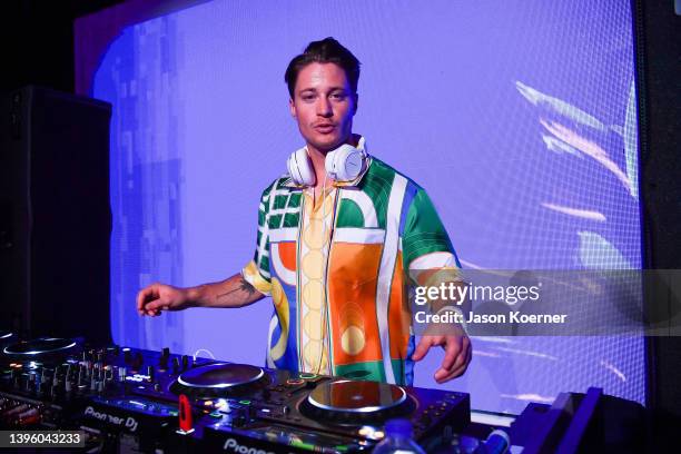 Kygo attends Day 3 of American Express Presents CARBONE Beach at Carbone on May 07, 2022 in Miami Beach, Florida.