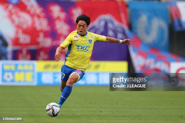 Masato IGARASHI of Tochigi SC in action during the J.LEAGUE Meiji Yasuda J2 15th Sec. Match between Tochigi SC and Ventforet Kofu at kanseki Stadium...