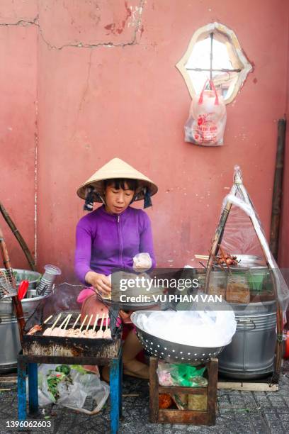 saigon street life, vietnam - vietnamese food stock pictures, royalty-free photos & images