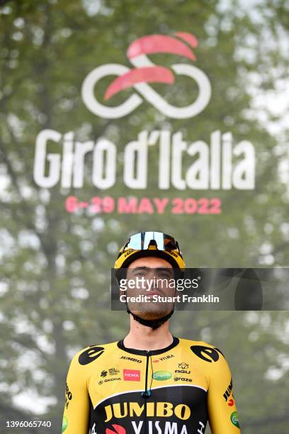 Tom Dumoulin of Netherlands and Team Jumbo - Visma during the team presentation prior to the 105th Giro d'Italia 2022, Stage 3 a 201km stage from...