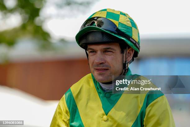 Robbie Colgan poses at Leopardstown Racecourse on May 08, 2022 in Dublin, Ireland.