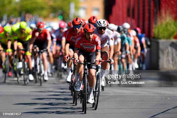 Carlos Barbero Cuesta of Spain and Team Lotto Soudal competes during the 66th 4 Jours De Dunkerque - Grand Prix Des Hauts De France 2022 - Stage 6 a...