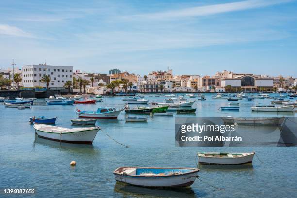 charco de san ginés at city of arrecife, lanzarote, canary islands - month stock pictures, royalty-free photos & images