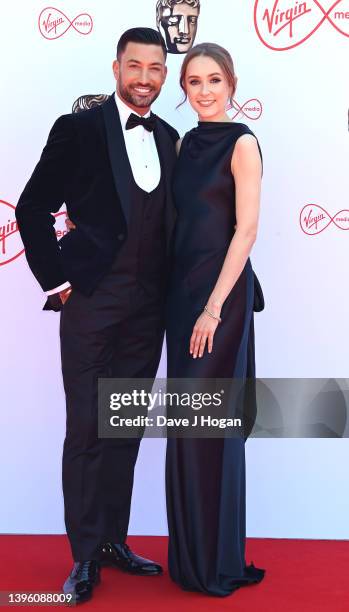 Giovanni Pernice and Rose Ayling-Ellis attend the Virgin Media British Academy Television Awards at The Royal Festival Hall on May 08, 2022 in...