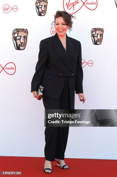 Olivia Colman attends the Virgin Media British Academy Television Awards at The Royal Festival Hall on May 08, 2022 in London, England.