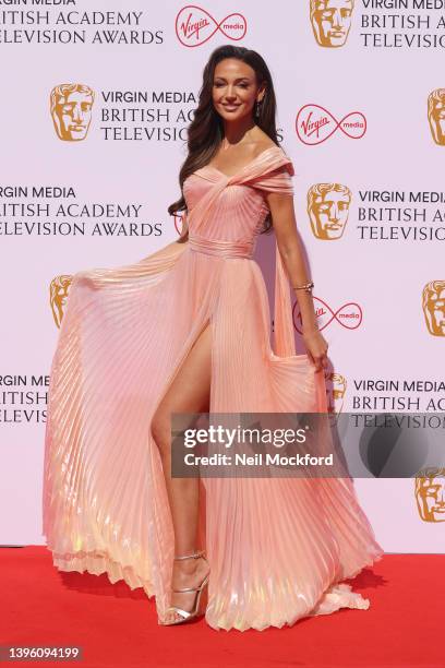 Michelle Keegan attends the Virgin Media British Academy Television Awards at The Royal Festival Hall on May 08, 2022 in London, England.