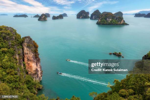 koh hong islands in andaman sea at krabi,thailand - james bond island stock pictures, royalty-free photos & images