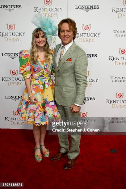 Dannielynn Birkhead and Larry Birkhead attend the 148th Kentucky Derby at Churchill Downs on May 07, 2022 in Louisville, Kentucky.