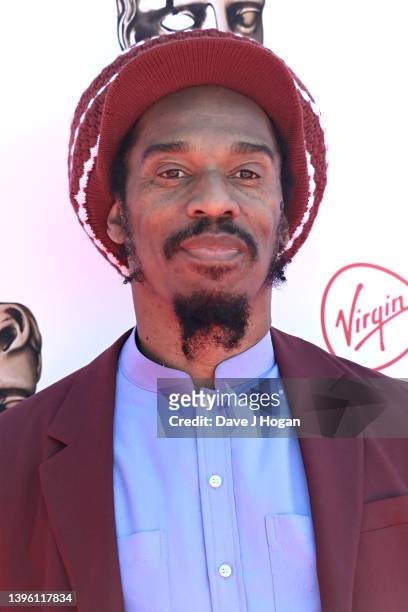 Benjamin Zephaniah attends the Virgin Media British Academy Television Awards at The Royal Festival Hall on May 08, 2022 in London, England.