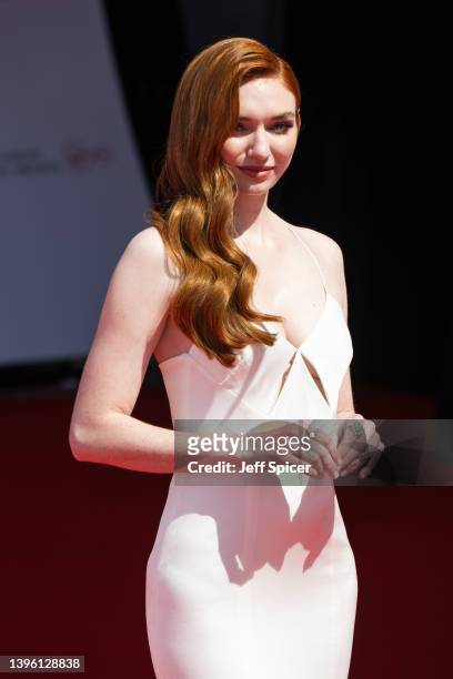 Eleanor Tomlinson attends the Virgin Media British Academy Television Awards at The Royal Festival Hall on May 08, 2022 in London, England.
