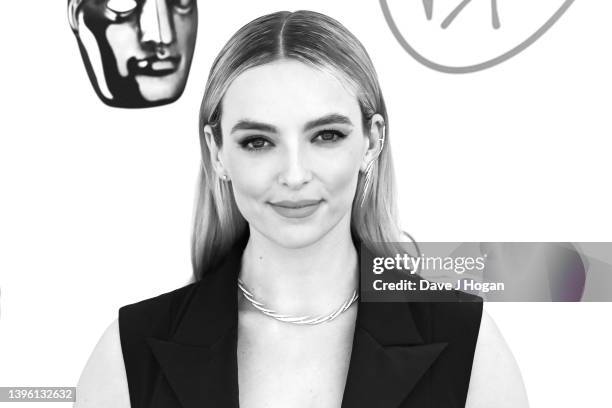 Jodie Comer attends the Virgin Media British Academy Television Awards at The Royal Festival Hall on May 08, 2022 in London, England.