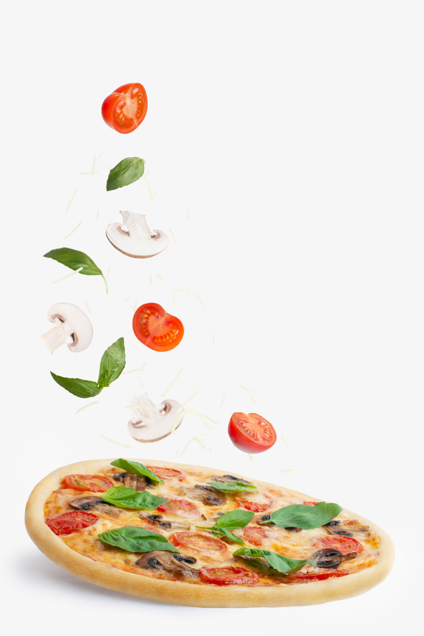 fresh pizza ingredients