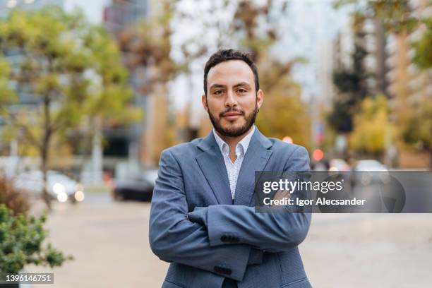 businessman in las condes, santiago de chile - emotional intelligence stock pictures, royalty-free photos & images