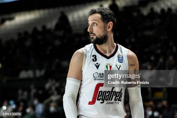 Marco Belinelli of Virtus Segafredo Bologna during the LBA Lega Basket A Regular Season Round 30 match between at Segafredo Arena Bologna on May 08,...