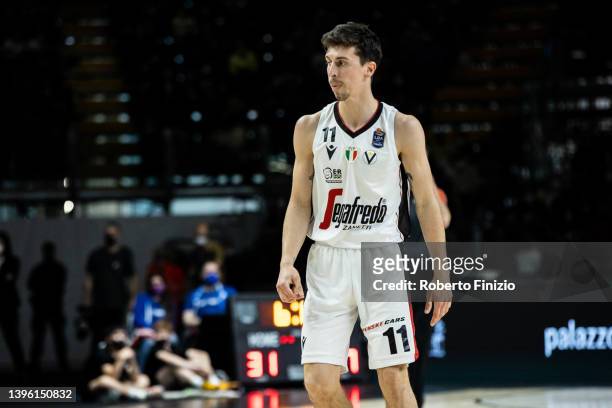 Michele Ruzzier of Virtus Segafredo Bologna during the LBA Lega Basket A Regular Season Round 30 match between at Segafredo Arena Bologna on May 08,...