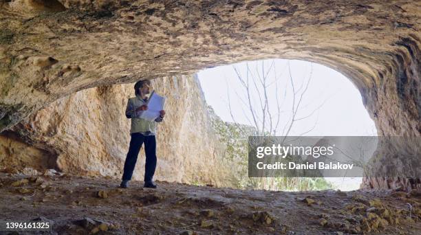 archeologist working on the field. - palaeontologist stock pictures, royalty-free photos & images