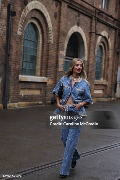 Guests attendduring Afterpay Australian Fashion Week 2022 Resort '23 Collections at Carriageworks on May 09, 2022 in Sydney, Australia.