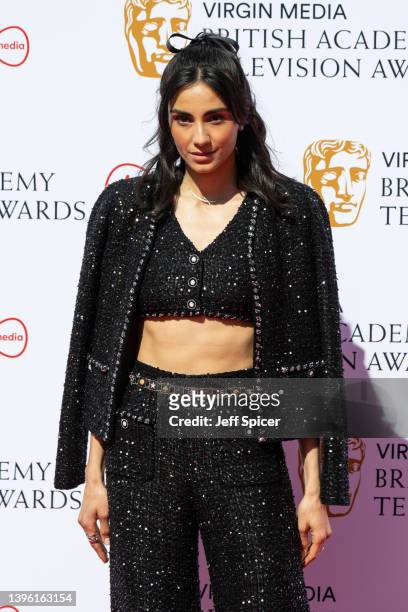 Aiysha Hart attends the Virgin Media British Academy Television Awards at The Royal Festival Hall on May 08, 2022 in London, England.