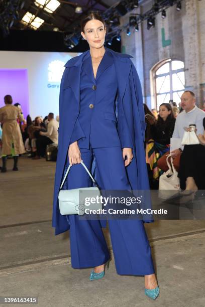 Erin Holland attends the Gary Bigeni show during Afterpay Australian Fashion Week 2022 Resort '23 Collections at Carriageworks on May 09, 2022 in...