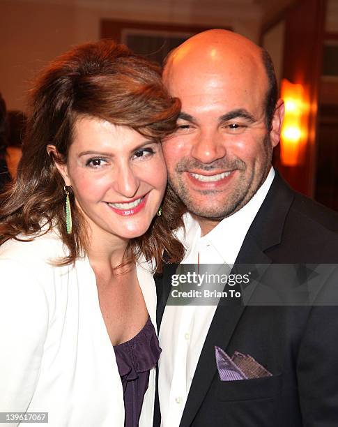 Nia Vardalos and Ian Gomez attend Consul General of Canada hosts 2011 Academy Awards Canadian nominees luncheon at the Beverly Wilshire Four Seasons...