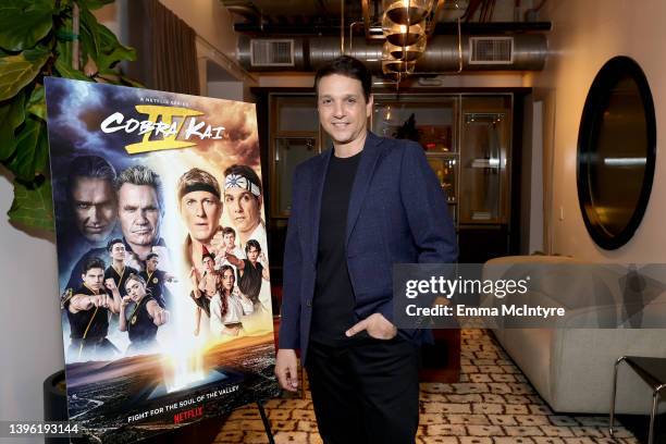 Ralph Macchio attends the Netflix Cobra Kai ATAS Official Panel at NeueHouse Los Angeles on May 08, 2022 in Hollywood, California.